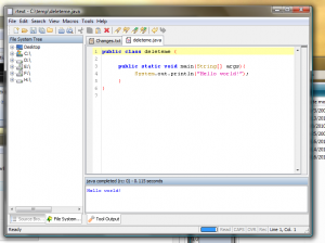 Running a compiled Java class